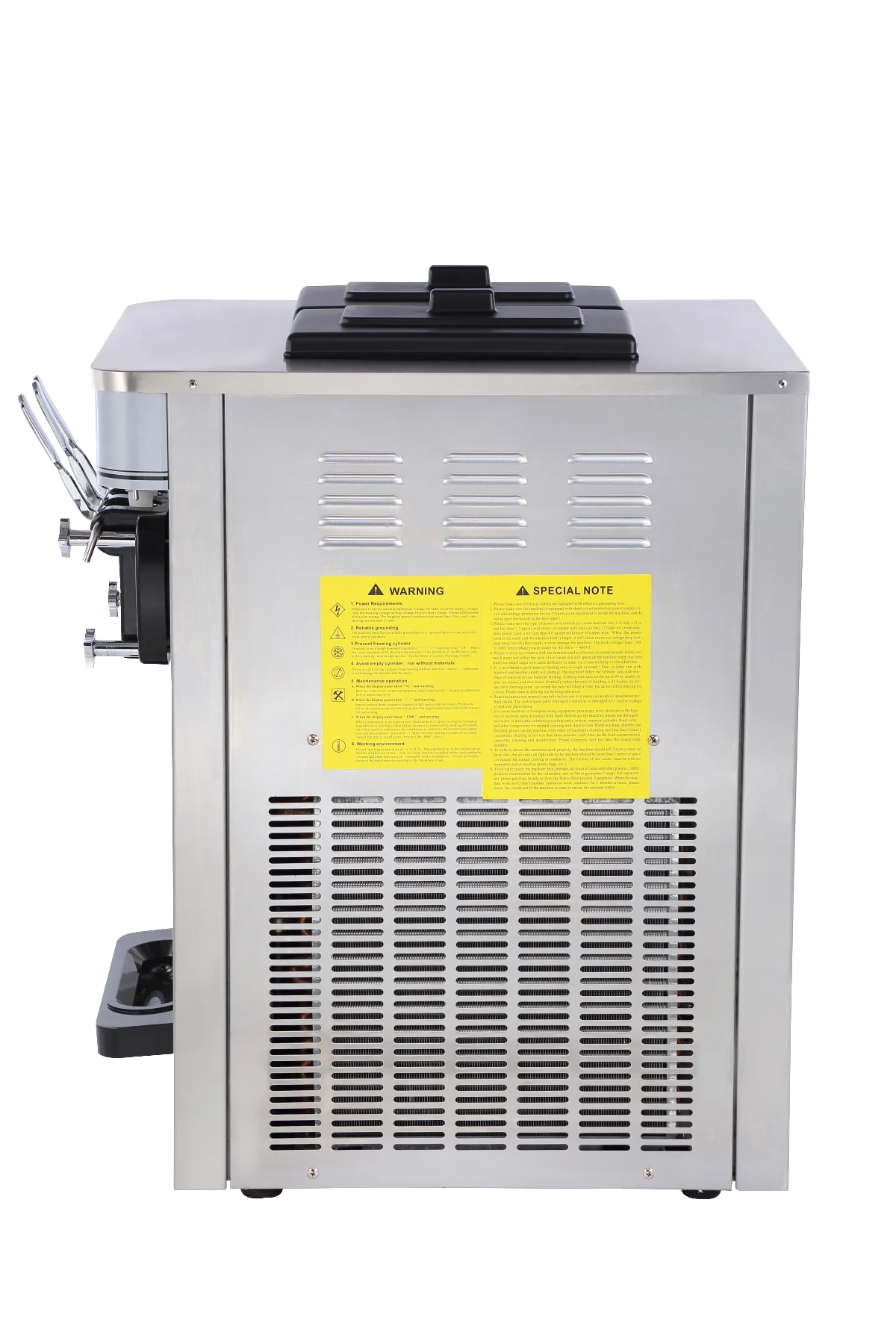 commercial tabletop  stainless steel soft ice cream machine