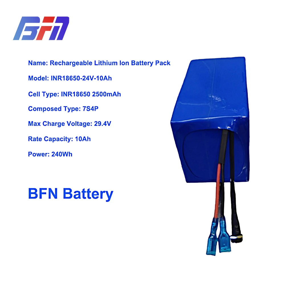 Golf trolley battery pack 24v 10ah 18650 lithium battery for golf cart
