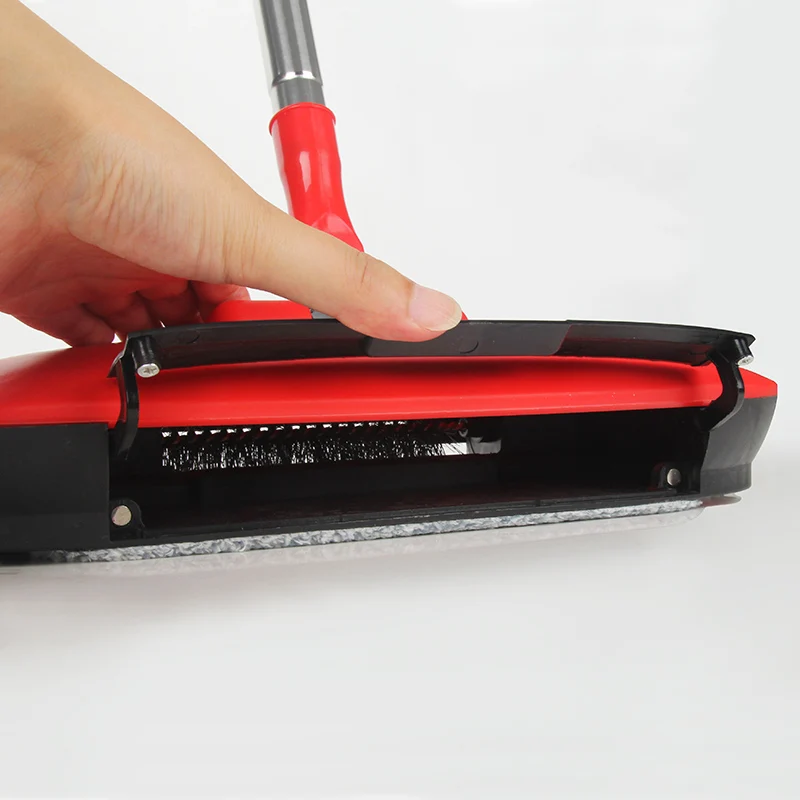 Witorange Cleaning Roto Hand Push Floor Sweeper Sweeper Broom Stainless Steel Plastic 3 Sections Yellow,red Color Box Everyday