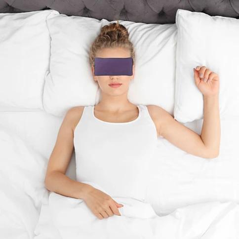 
Custom OEM luxury meditation travel weight lavender herbal relaxation linen yoga aromatherapy eye pillow 