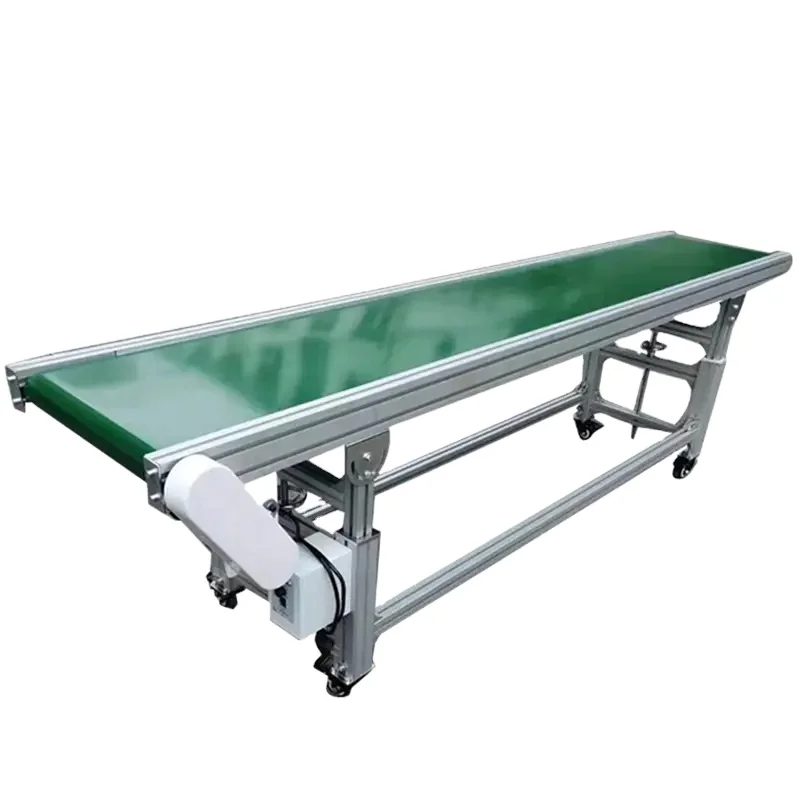 Factory professional custom pvc belt conveyor/aluminum frame conveyor belt