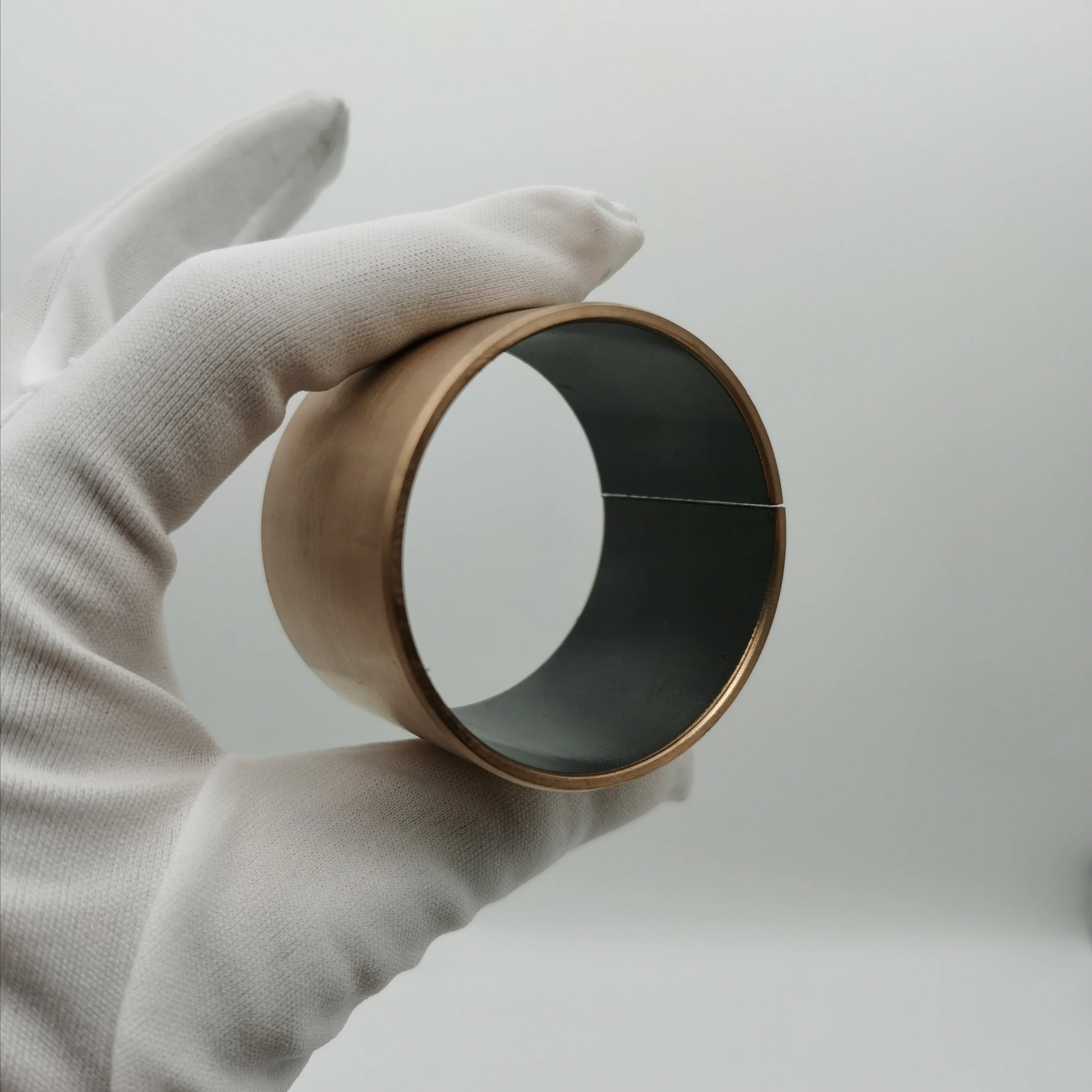 
SANLONG oil-free self-lubricating bushing DU compound copper sleeve plain bearing sleeve PTFE wear sleeve SF-1 45*40*40 