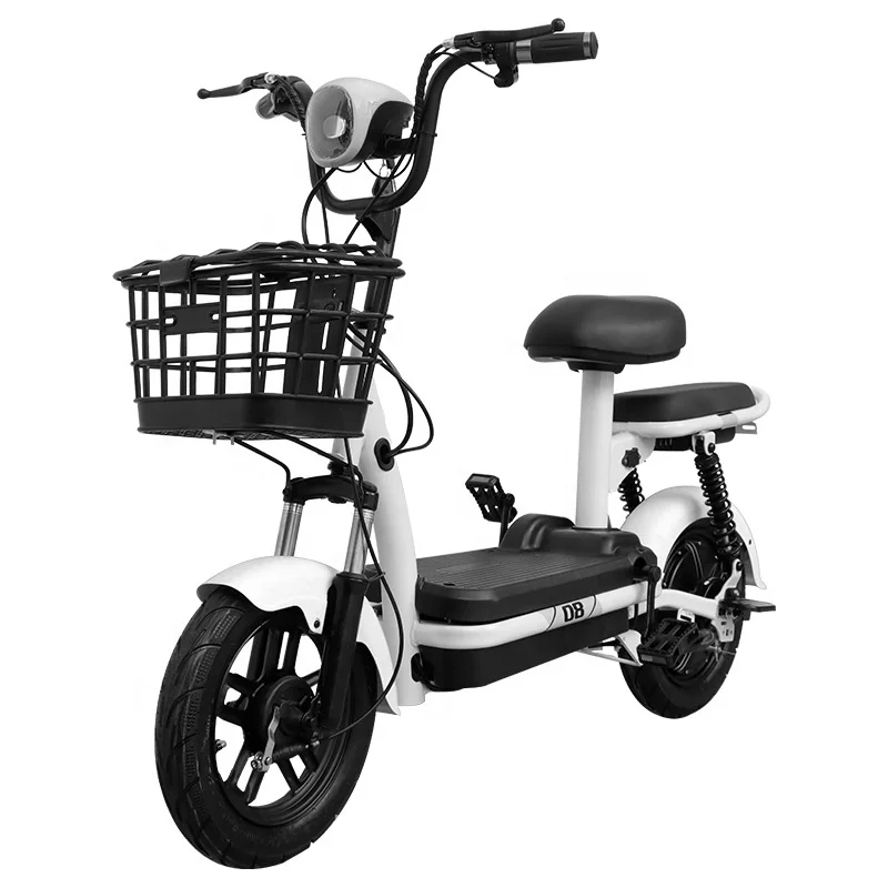 Scooter electrico tubeless tyre 14 inch 48V battery power electric scooter bike with basket