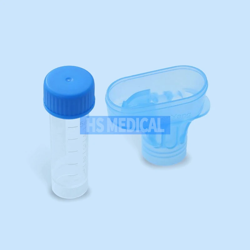 2021 New Arrival 100% Plastic Collection Tube Saliva Funnel Specimen Collector