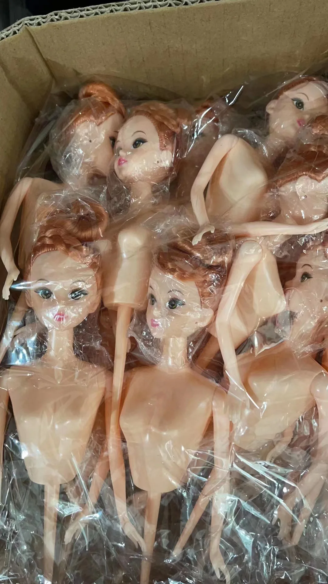 New Arrival 19 cm  Plastic Doll Toy Cake Toppers Girl Dolls Toys 7.5 Inch Cake Tools Naked Doll Decorating For Cakes