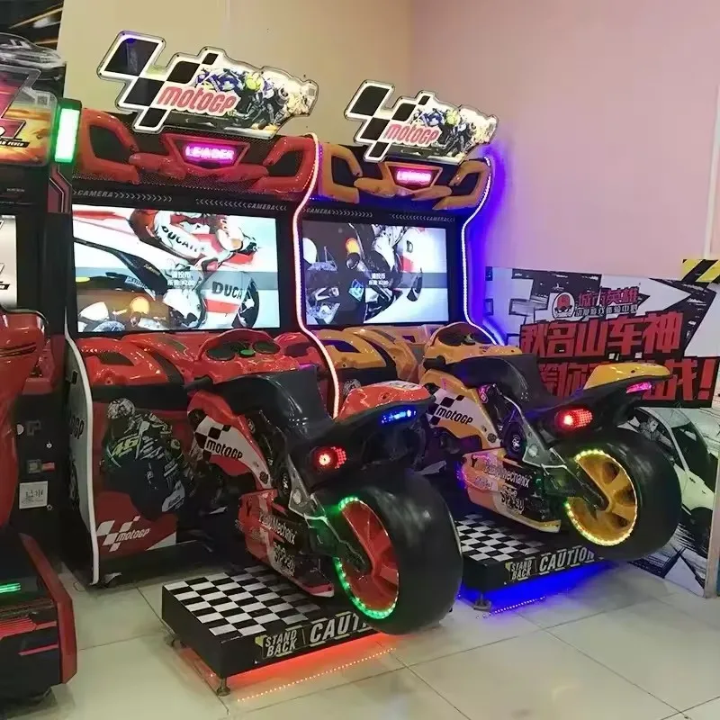 Bestseller new electric commercial 3d machine virtual reality motorcycle racing simulator Adults Drive Motorcycle game machine