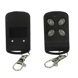 DC12V 2 Buttons Universal Led Lamp Learning Code Garage Electronics Door Gate Opener RF Wireless Remote Control