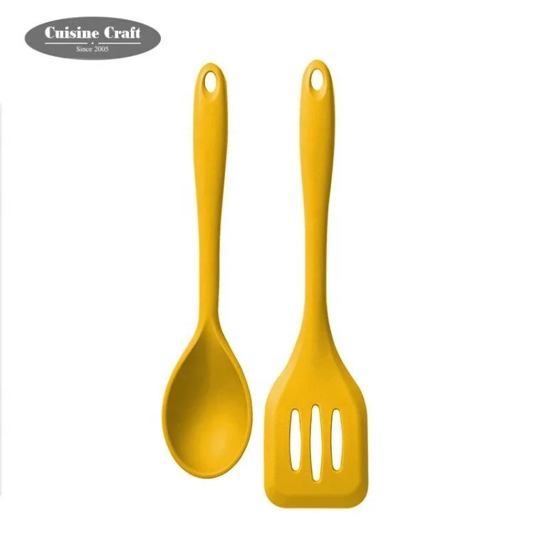 Amazon premium Kitchen baking accessories 480 F 600 F classic silicone scraper spatula spoonula set