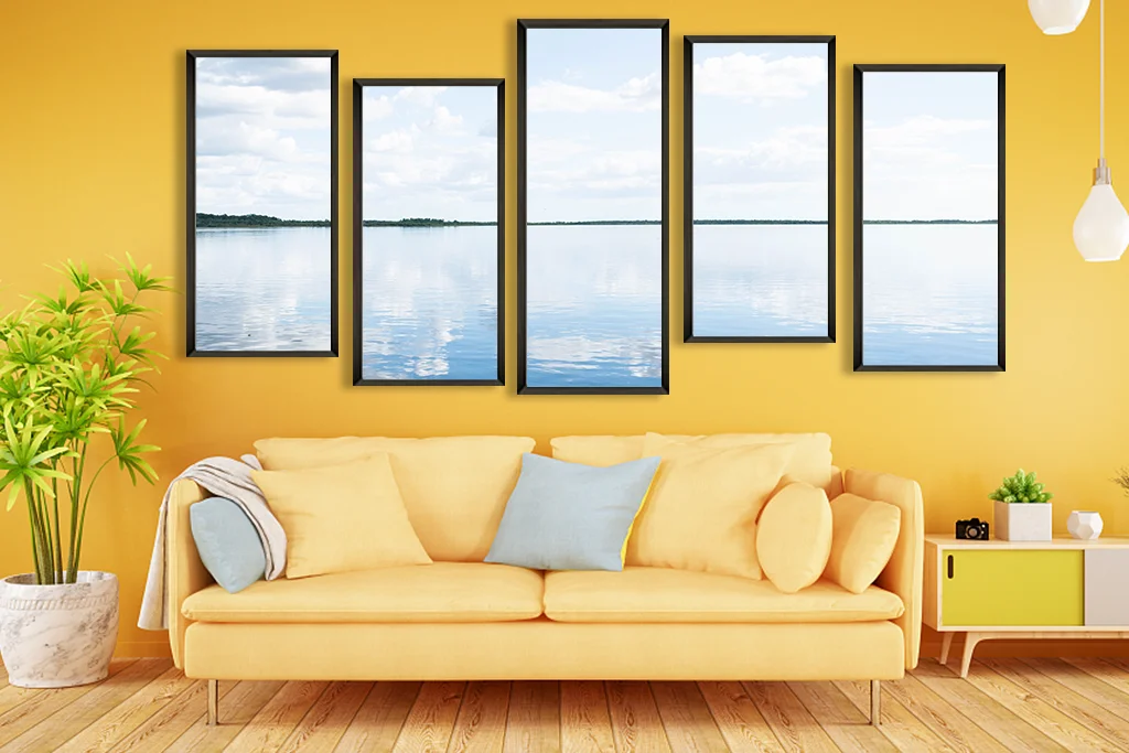 landscape paintings on canvas Home decor paintings movie poster materials metal wall art seascape paintings Modern style