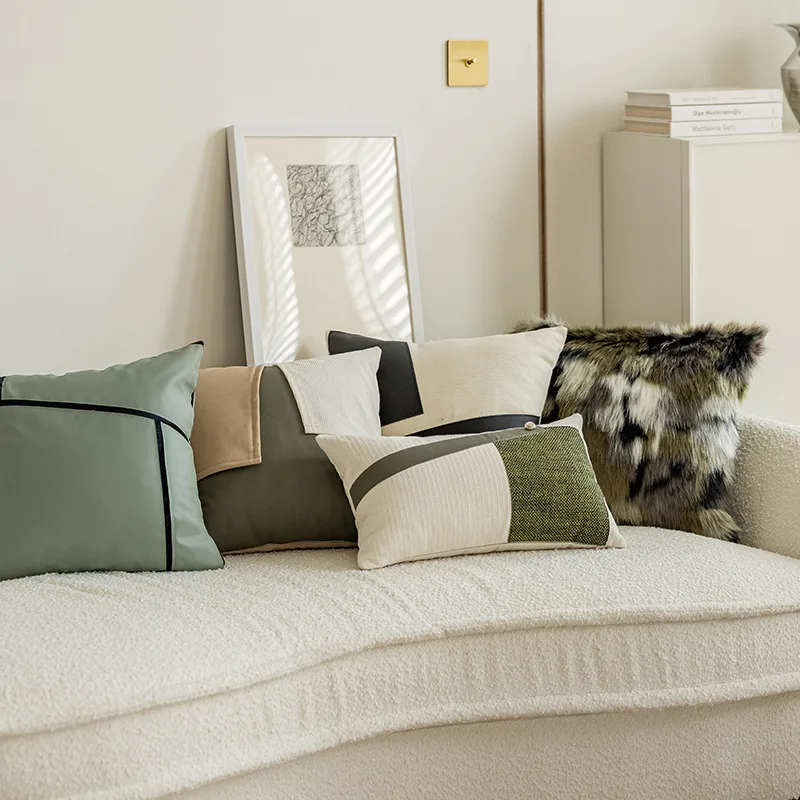New Design Latest Luxury Patchwork Throw Pillow Cover Elegant Cushion Cover Beautiful Pillowcase For Decor