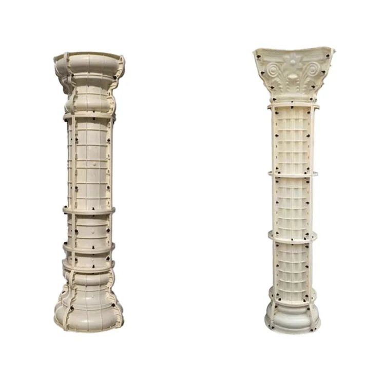 High quality concrete pillar molds plastic round column for concrete decorative