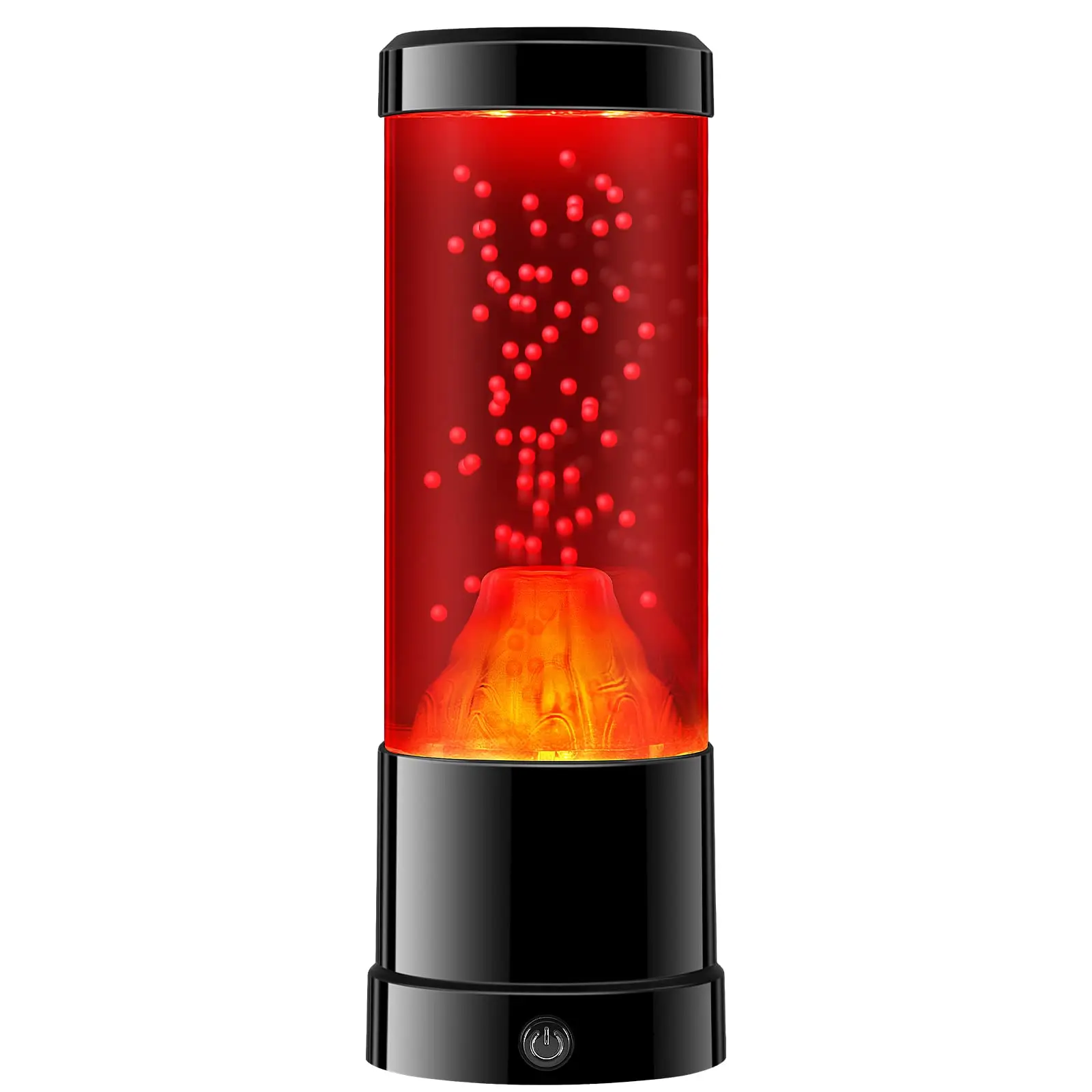 Coolest Volcano Lava Lamp Usb Powered Night Light For Kids Adults Room Office Desktop Halloween Decorations Mood Light