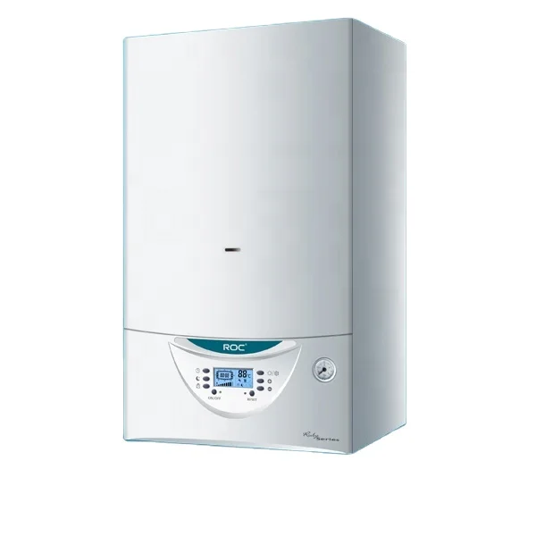 Электрический настенный газовый водонагреватель, устройство для мгновенной подачи горячей воды, 24 кВт, Европейский сертификат соответствия