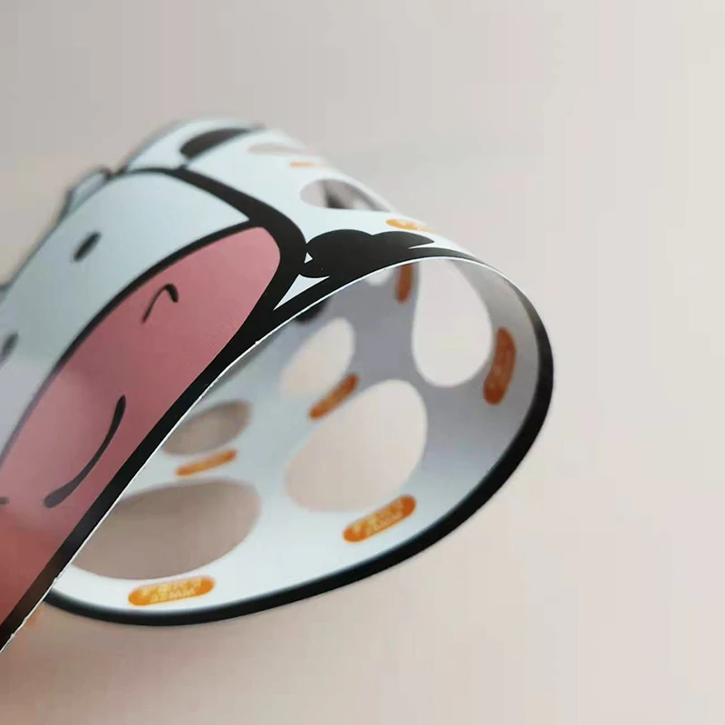 Manufactures wholesale breast measurement card Reusable nipple measuring device Customizable cartoon nipple measuring card