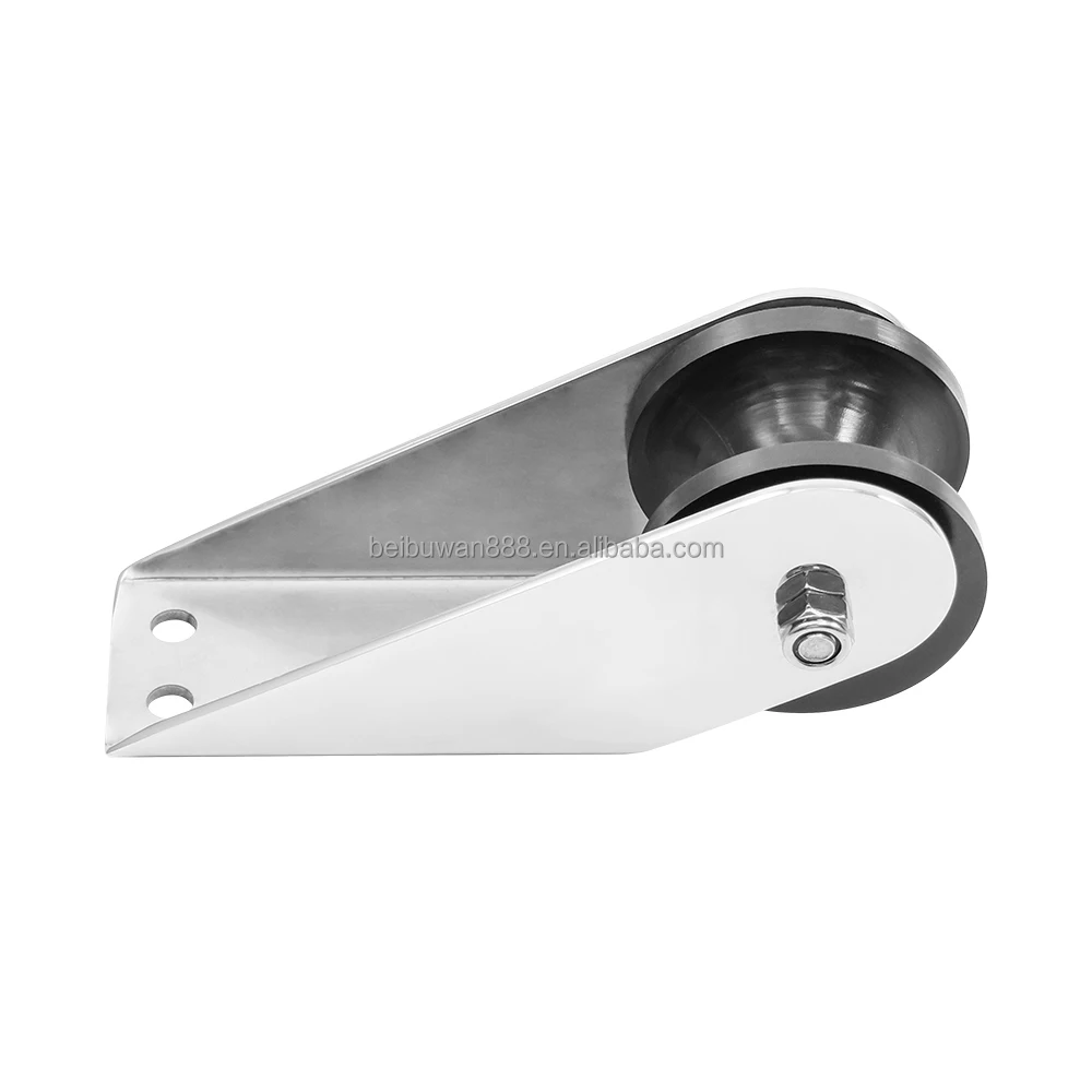 Bow Anchor Roller Stainless Steel 316 marine grade Heavy Duty Boat Bow Anchor Rubber Roller