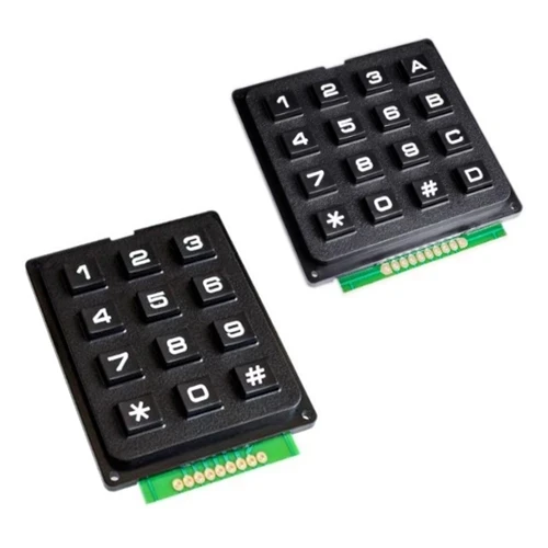 4x4 3x4 Matrix Keyboard Keypad Module Use Key PIC AVR Stamp Sml 4*4 3*4 Plastic Keys Switching Controller