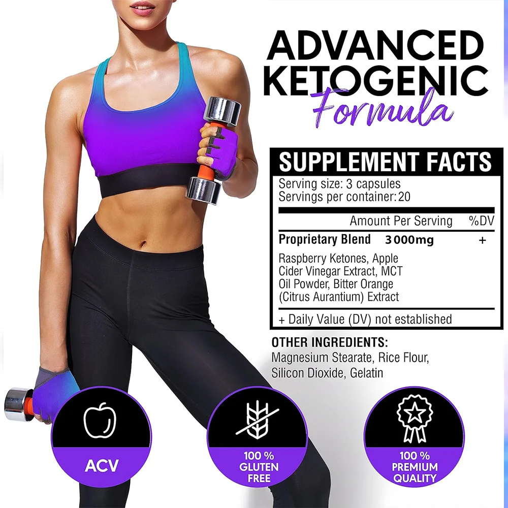 Keto Slim Weight Loss Capsules Wholesale Boost Detox Keto Advanced Weight Loss Diet Pills Capsules Supplement For Slimming