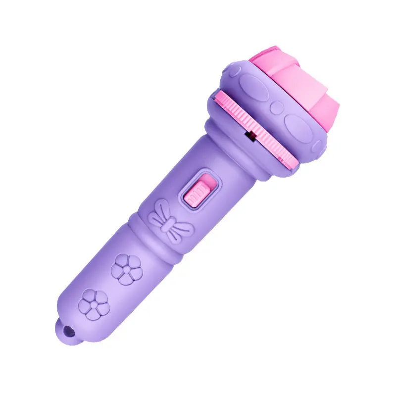 Children toys luminous projection flashlight baby puzzle early education cognitive bedtime soothing projector
