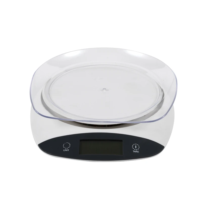 Digital Bowl Scale Food Weighing Scale 5kg/1g 11lb/0.1oz High Quality Raw Materials Household Weighing Scales