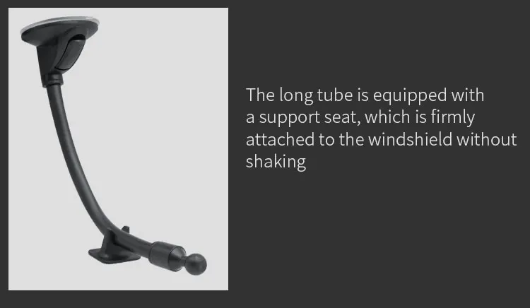 
Flexible long arm windshield car mount car accessories phone holder 