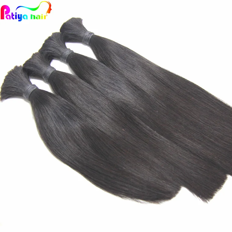 Buy Direct Wholesale from China Unprocessed Brazilian Remy Virgin Hair for Braids Double Drawn No Weft Human Hair Bulk Supply