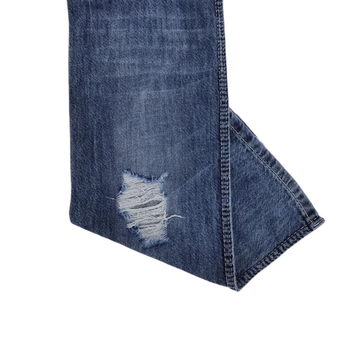 wholesale factory supply 8oz lightweight 95%cotton 5%polyester slub indigo blue denim fabric for appeal