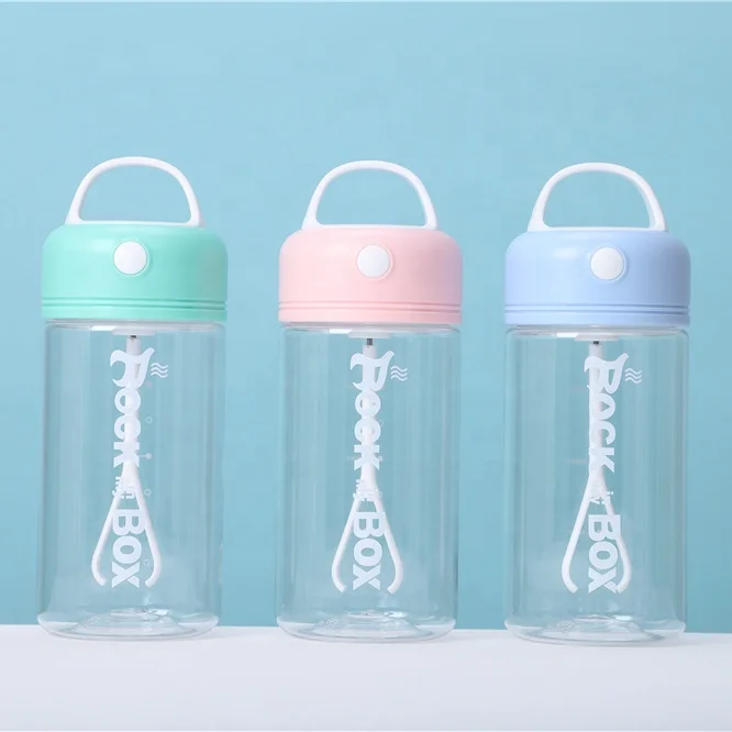 380ml Wholesale  Custom Automatic Plastic Protein Powder Instant Coffee Mixing Cup