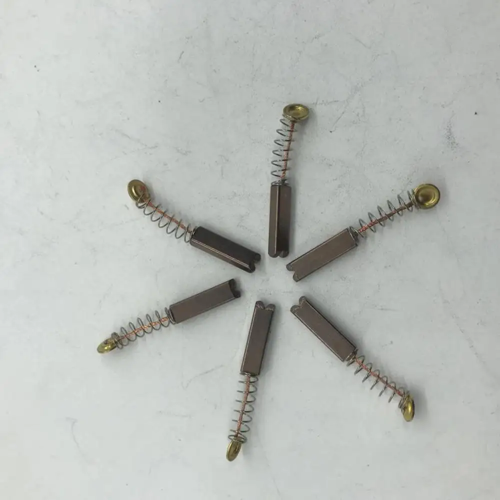 Углеродная щетка для массажера, электрические угольные щетки 2,5*4*12,5 для угловых шлифовальных машин