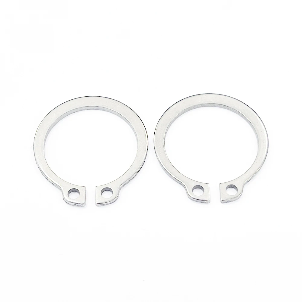 Stainless steel bearing circlip C-type snap ring open retaining ring elastic washer for shaft