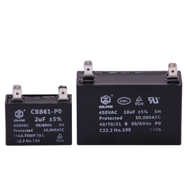 electric motor running capacitor cbb61 450vac 50/60hz