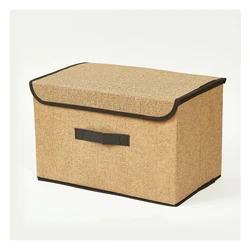 Hot Shopping Collapsible Pp Non Woven Wardrobe Cloth Organizer Socks Storage Box For Toys