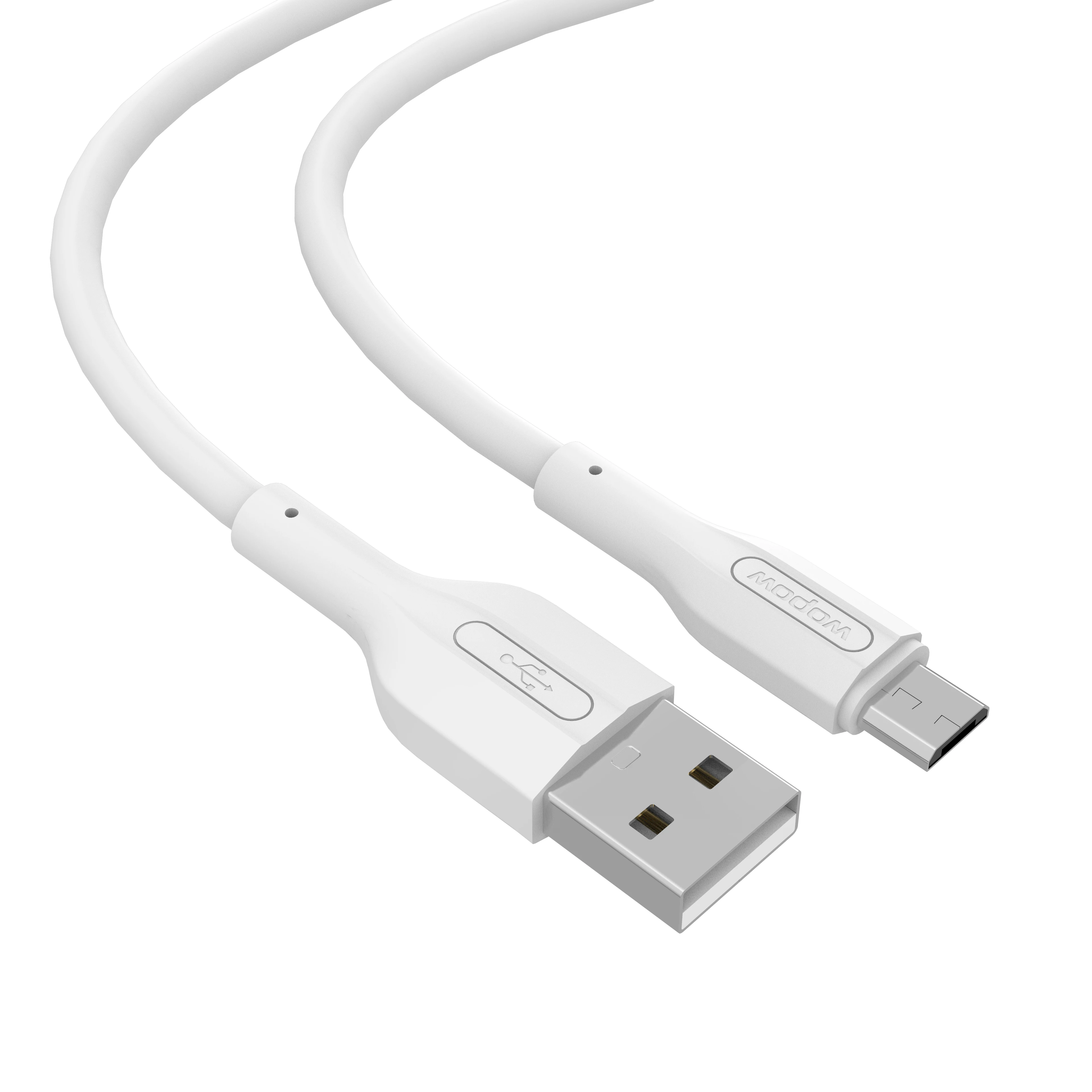 
Wopow WX01 high quality cheap 1.2M white 2.4A mobile phone fast charging usb cable micro 
