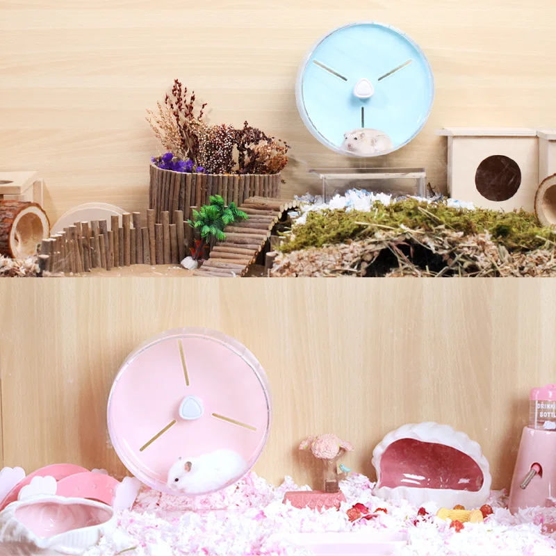 Hot Sale Silent Hamster Exercise Spinner Hamster Running Wheels With Adjustable Stand