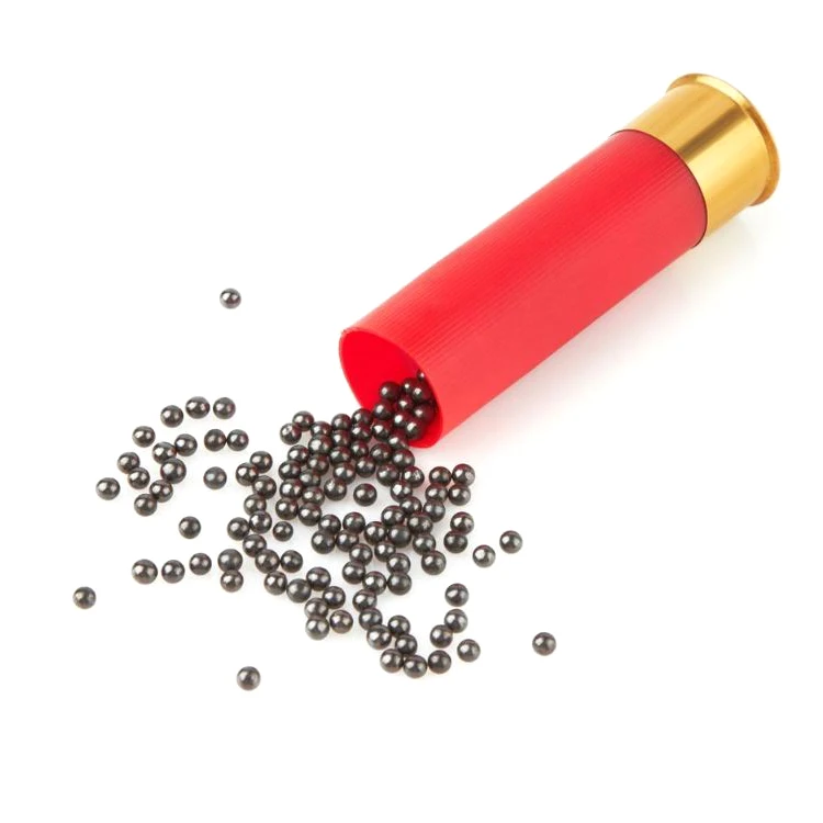 
4.5mm hunting shot steel ball Grade 2000 annealed soft carbon steel ball for slingshot packed in pouches 
