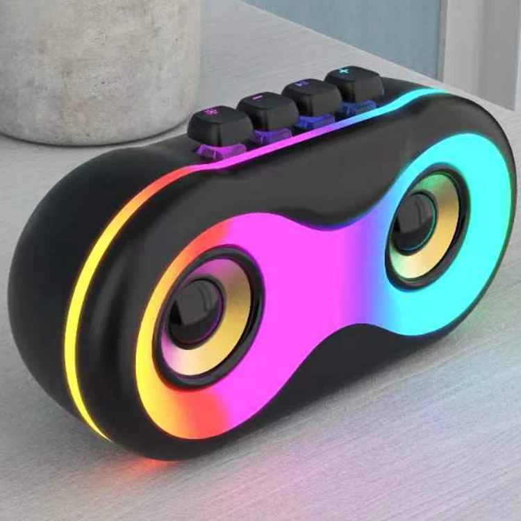 Профессиональный перезаряжаемый уличный Tws Rgb-динамик для вечеринок звуковой водонепроницаемый беспроводной портативный динамик