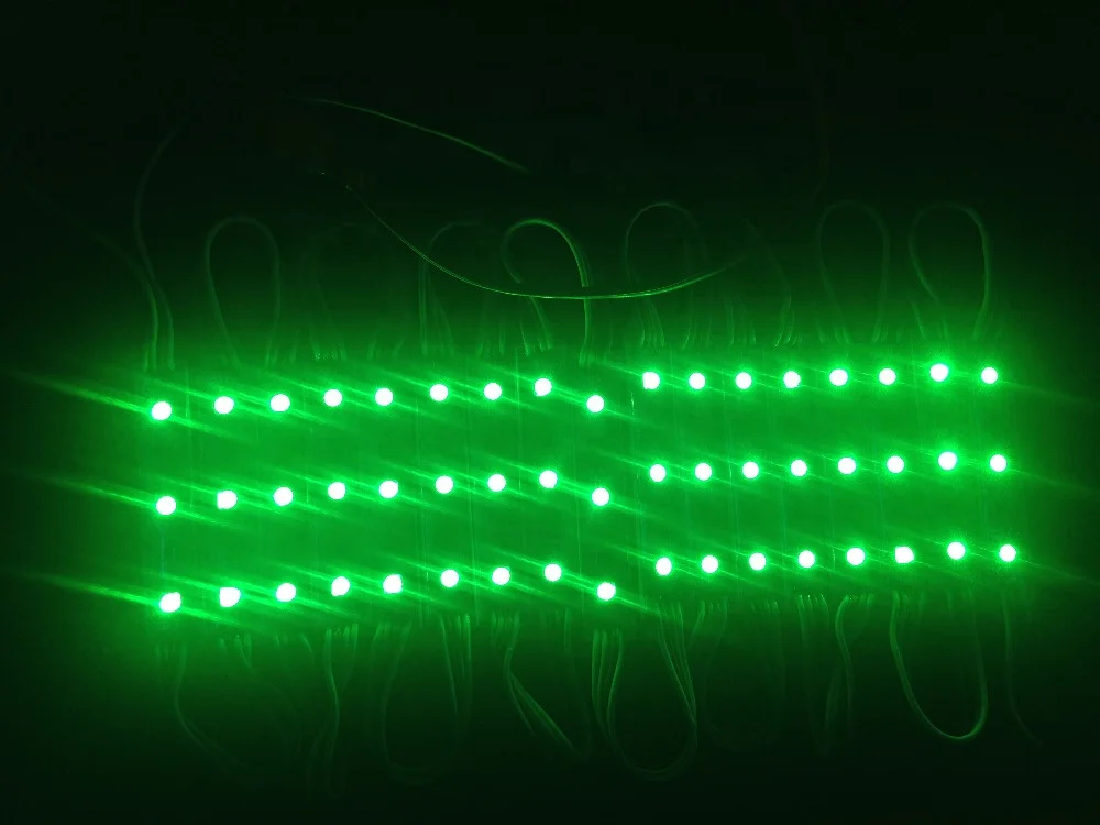 12v 3 pixels each Dumb Rectangle Letter Sign Waterproof IP68  RGB LED Module 12v (3 pixels each)