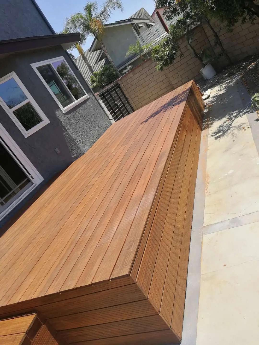 Supply US Patent Moso Bamboo Decking With SGS Certificate