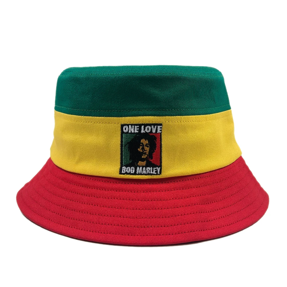 ODM Unisex England style 3 colors cotton bob Stylish football fans fishermen cap Premium custom logo embroidered bucket hat