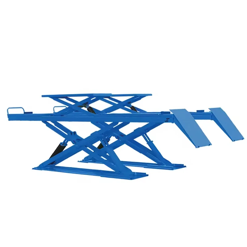 sisor automotive pneumatic drill 3D trailer transfer arm club double car lift kit hebebuhnein ground 4 ton to second floor