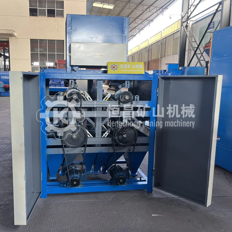 India 220X1500 and 165*1500 Four Roller Type Electrostatic Separator For Zircon Rutile Monazite Magnetic Ilmenite Tin Gold Ore