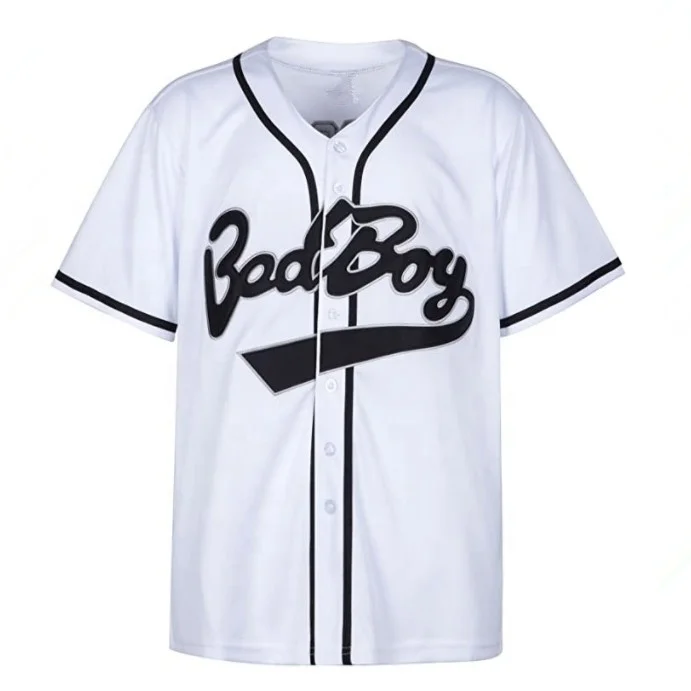 Factory Custom Low MOQ Sportswear Blank Sublimation Polyester Embroidery Customization Vintage Baseball Jersey
