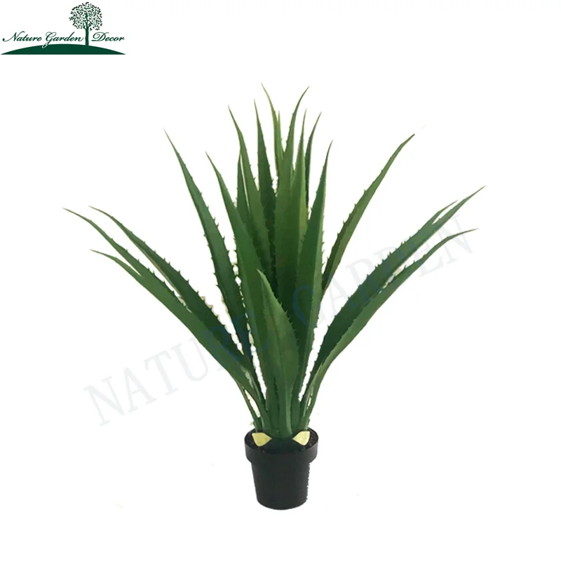 Modern 4ft Faux Plant Garden Decoration Spiked Artificial Sisal Tree Fake Hemp Plants