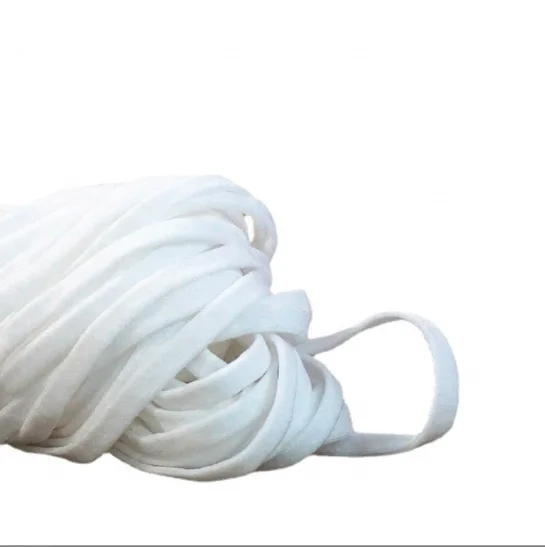 Disposable mask rope 5mm elastic mask with wholesale white elastic rope elastic hanging ear strap spot wholesale