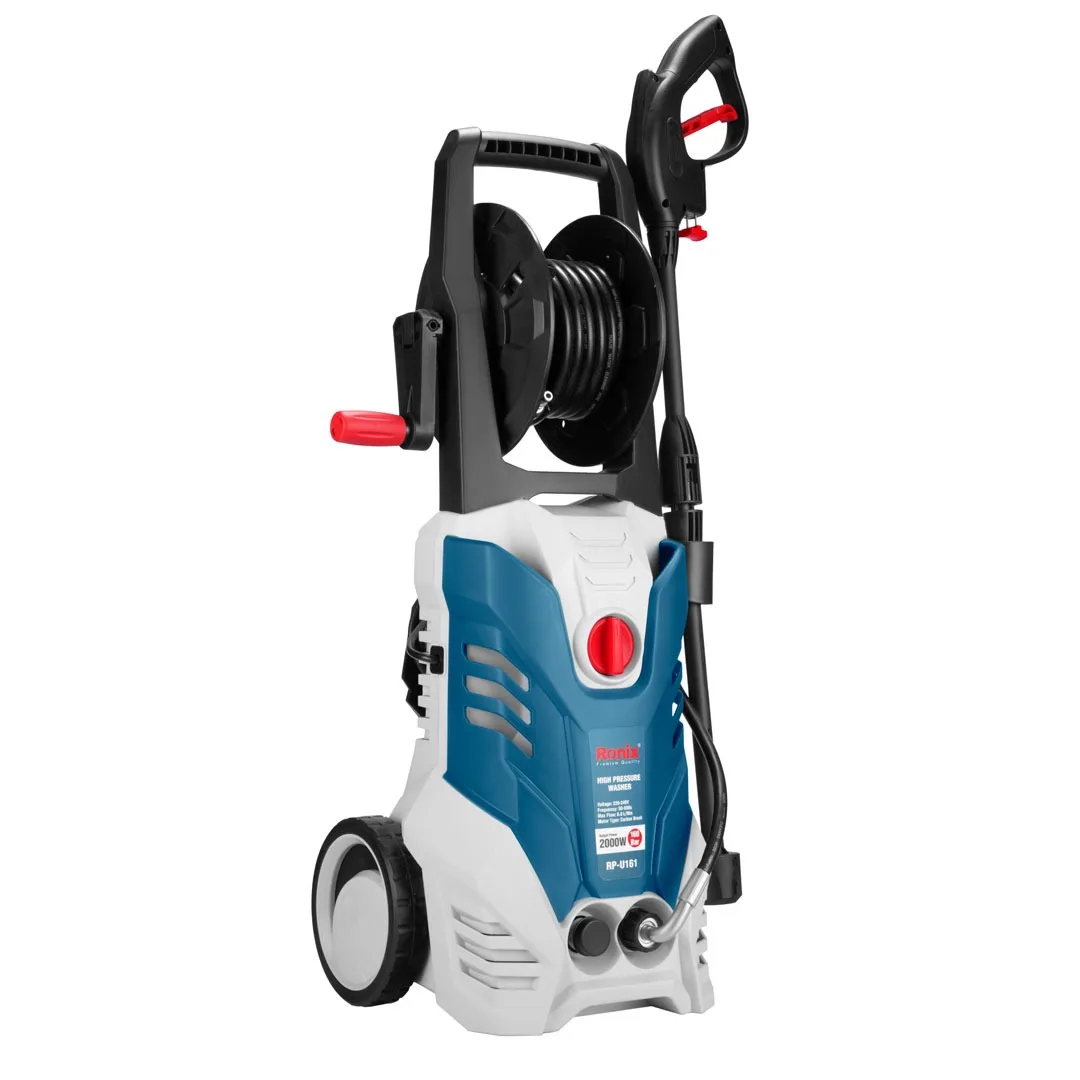 Ronix RP-U161 2000W Portable Automatic Domestic Hose Pipe Water Pressure Car Washer with Foam