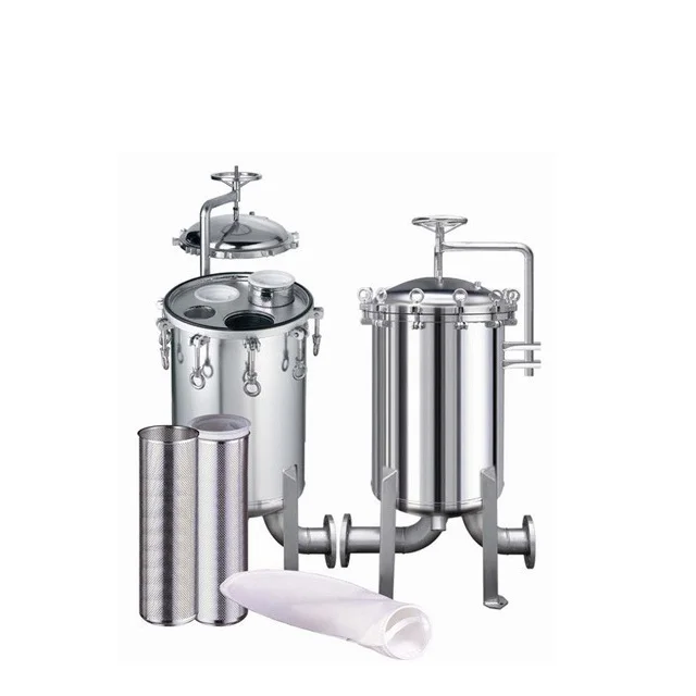 Factory Outlet Liquid oil filtration machine Stainless Steel 304 Depth Filter Bag Filter Housing