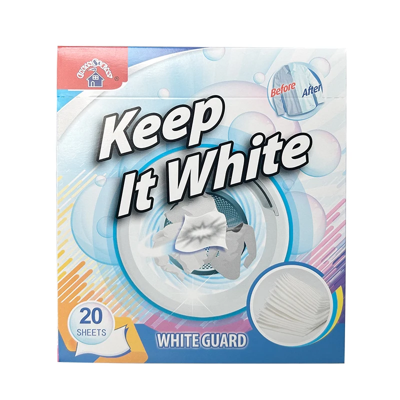 Custom Color Catcher Laundry Sheets Run Remover Non-woven Fabric Color Magnet Absorber for Laundry