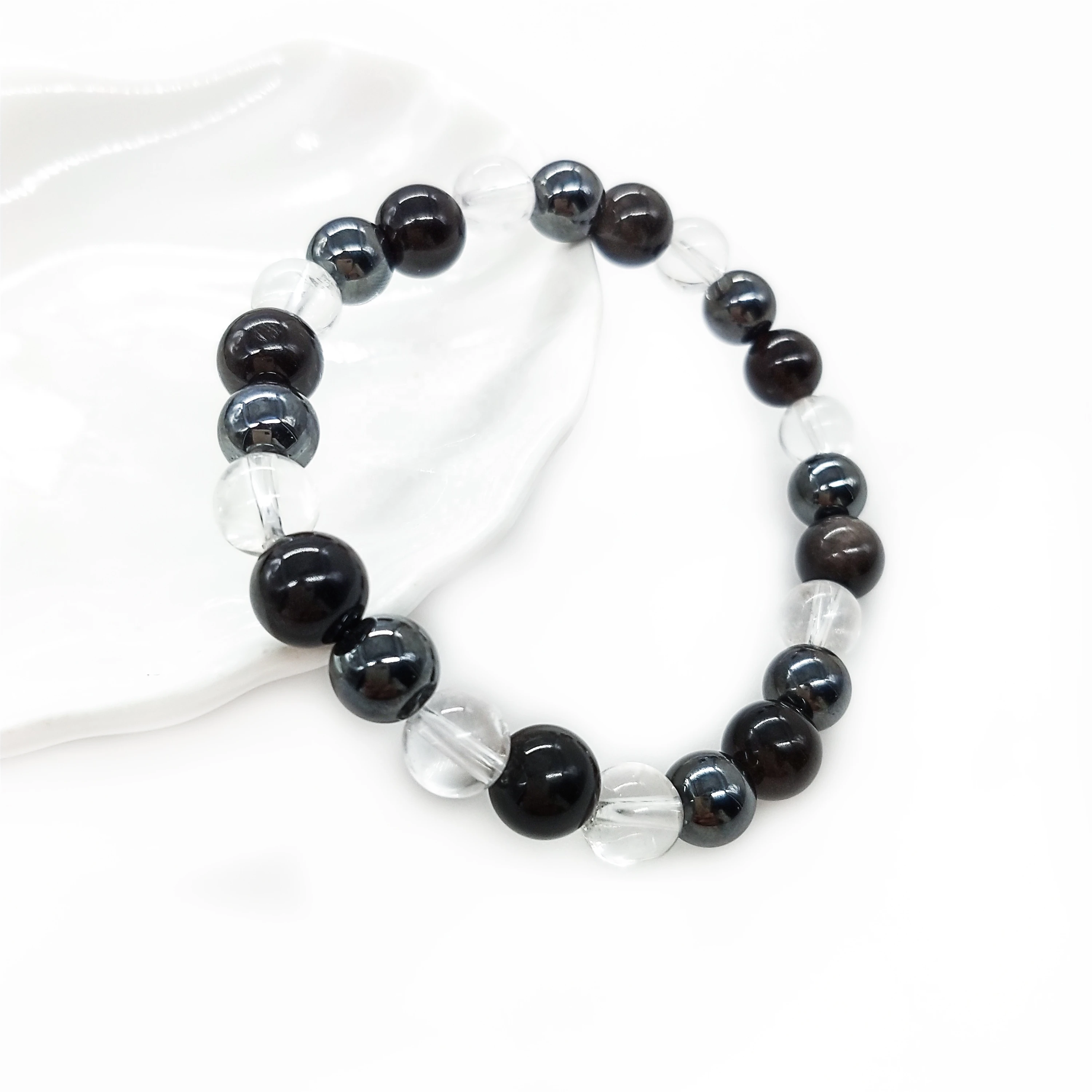 IRLIN Natural crystal stone amethyst rose quartz turquoise onyx agate beads for women 6mm 8mm 10mm round crystal beads bracelet