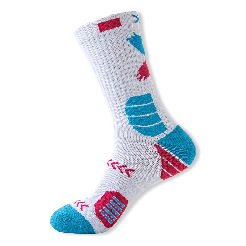 Athletic custom high quality elite basketball running socks compression