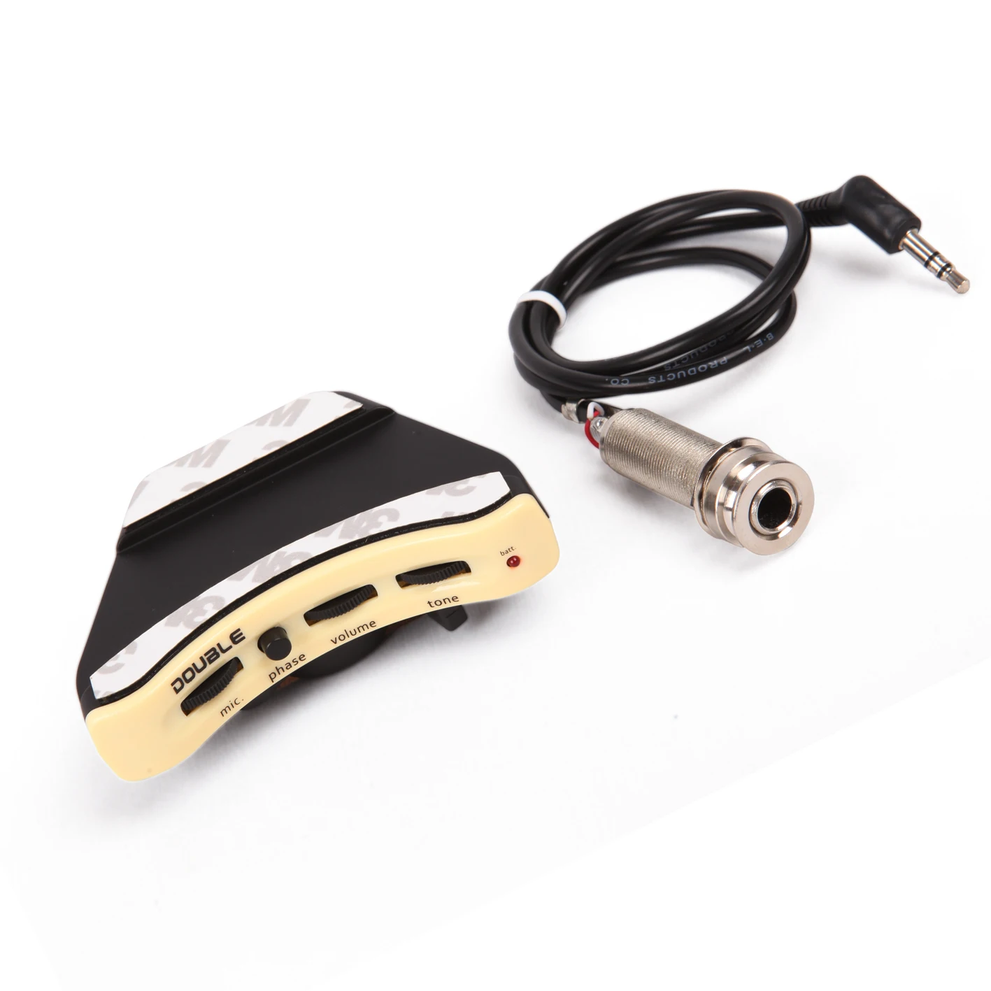 Professional Guitar EQ Double B2G For Acoustic Guitar Pickup Sound Hole Pick up With Under Saddle Flexible Pickup and microphone