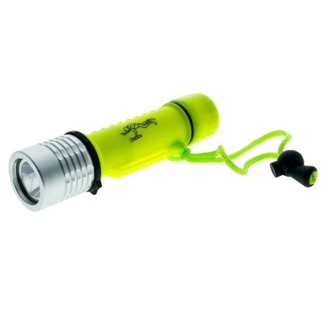 Professional lanternadeled High Bright phreatic scuba equipment water resistance 3*AAA 5H Diving  LED Torch Work Lamp Flashlight